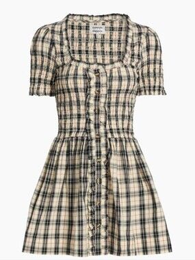 damson madder mansi short-sleeve smocked mini dress Damson Madder | Dresses | Damson Madder Mansi Shortsleeve Smocked Mini Dress  Eu Size 6 Us Size 2